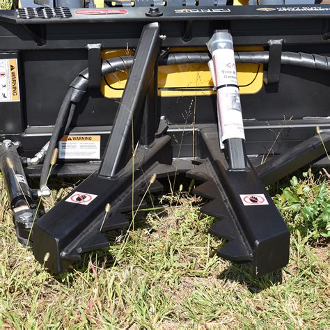 skid steer tree post puller attachment auction|post puller for skid steer.